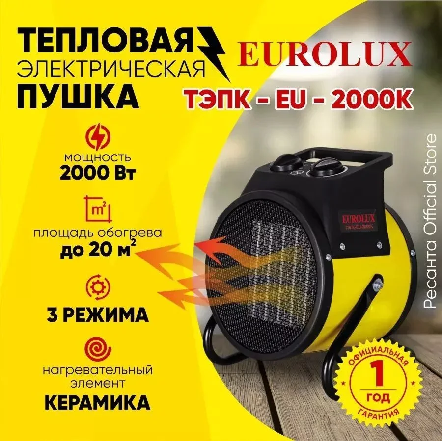 Elektr issiqlik pushkasi - ERA 2 kv