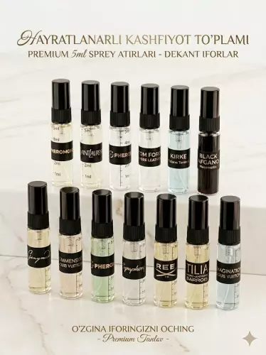13 xil atirlar to‘plami 5 ml, premium mini parfum set