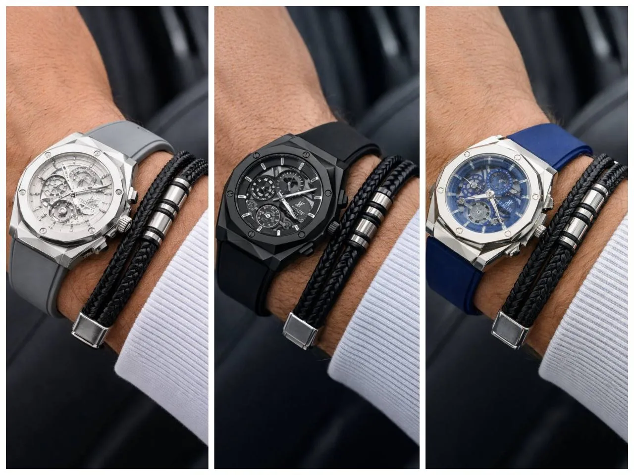 Hublot soat + Magnit koja braslet
